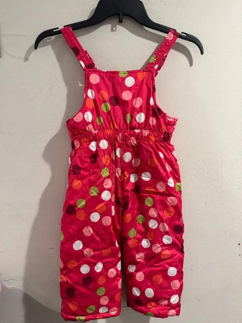 OshKosh 1 piece Zip Girls Snow Bib size 2T